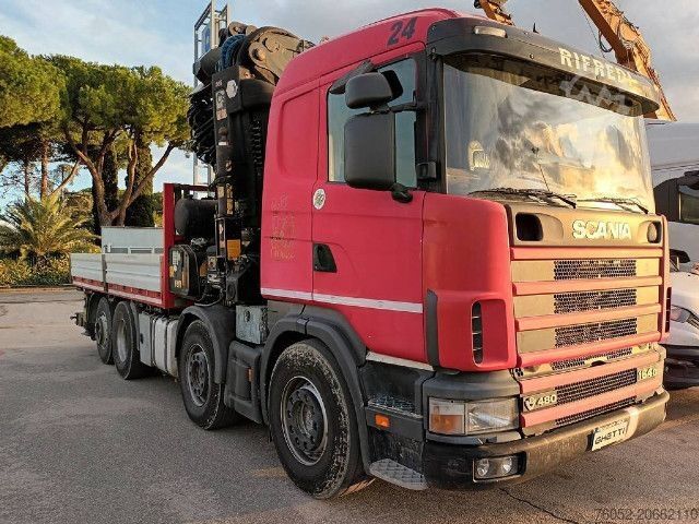 Vrachtauto met open laadbak Scania CV R 164 GB 8X2 6