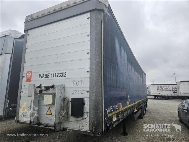 Open oplegger met zeil Schmitz Cargobull Semitrailer Curtainsider Mega