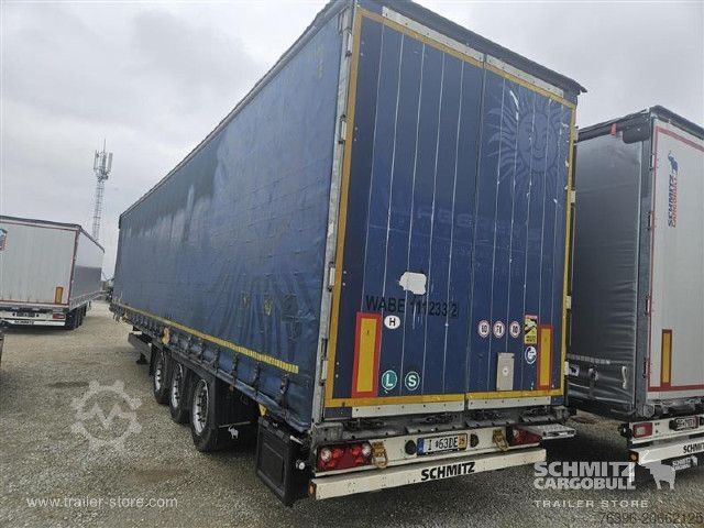 Open oplegger met zeil Schmitz Cargobull Semitrailer Curtainsider Mega