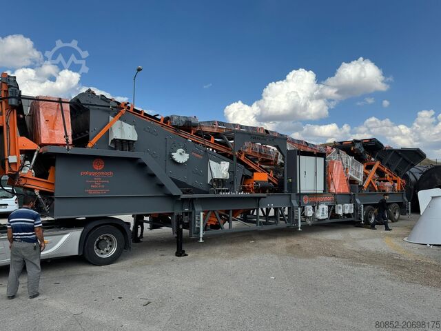 Stenknuser Polygonmach 1-PMCC1- mobile jaw and cone crusher