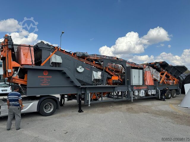 Stenknuser Polygonmach 1-PMCC1- mobile jaw and cone crusher