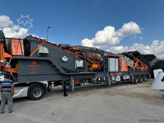 Stenknuser Polygonmach 1-PMCC1- mobile jaw and cone crusher