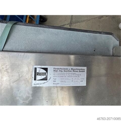 Hinged belt conveyor curve Röwe APSB106M