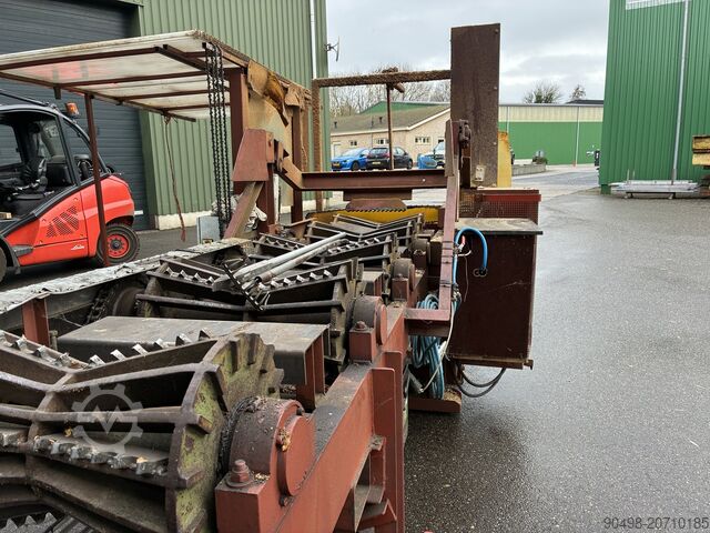 Serra de corte de árvores com esteira de rolos Oregon