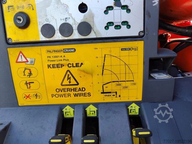 Hakenarmsystem MAN TGM 18.290 Container + Palfinger PK13001