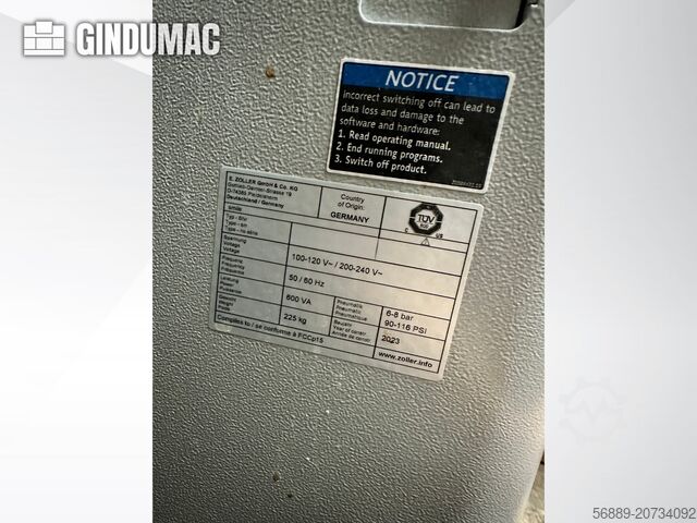 Optisk mätmaskin Zoller Smile 420