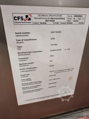 Máquina de processamento de carne CFS TWIN STAR