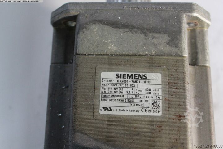 Motor SIEMENS 1FK7061-7AH71-1FH0