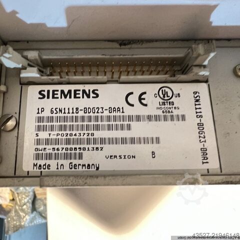 Elektronik / PLC-kontroller SIEMENS 6SN1123-1AA00-0CA1