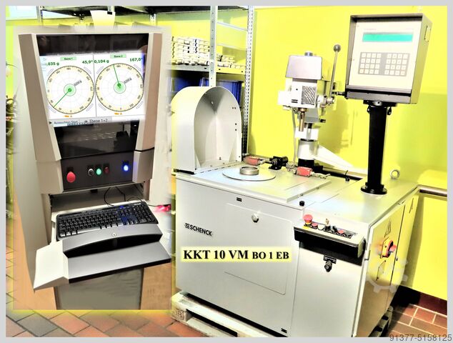 Uitbalanceermachine KKT 10 VM - Schenck Vertikalmaschine Auswuchtmaschine und Lohnwuchten