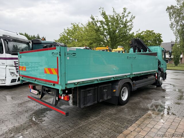 Vrachtauto met open laadbak Mercedes-Benz Atego 1227 Kran MKG 96