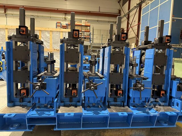 VAI SEUTHE Laminatoio per tubi CTA 90×5 VAI SEUTHE Voest Alpine Industrieanlagenbau Tube Mill CTA 90×5 with universal forming  CTA ...