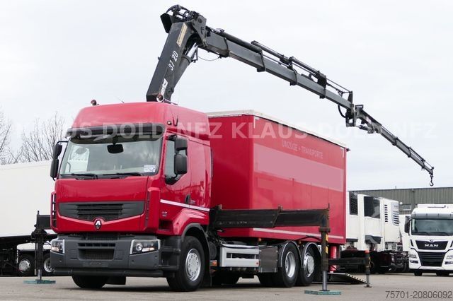 Truck mounted crane RENAULT Premium 460 Lander Kran HMF org 51000 km