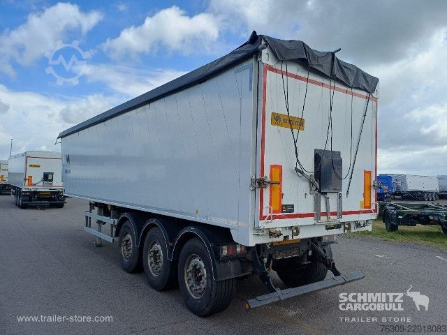 Semi-remorque benne Wielton Kipper Alukastenmulde 51m³