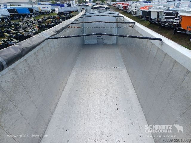 Semi-remorque benne Wielton Kipper Alukastenmulde 51m³