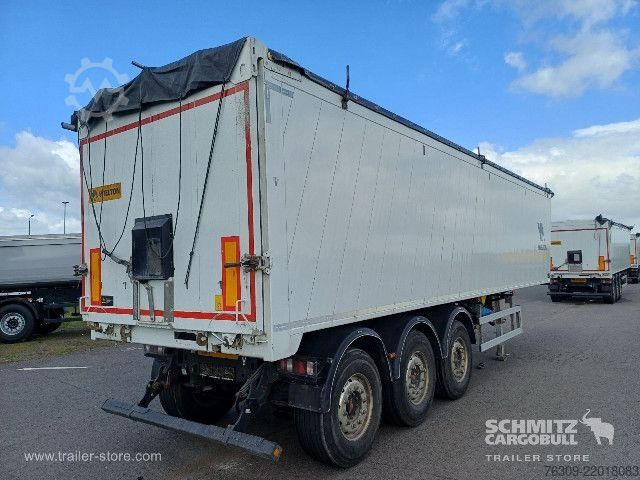 Semi-remorque benne Wielton Kipper Alukastenmulde 51m³