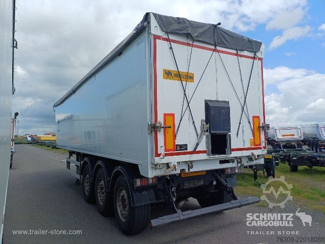 Semi-remorque benne Wielton Kipper Alukastenmulde 51m³