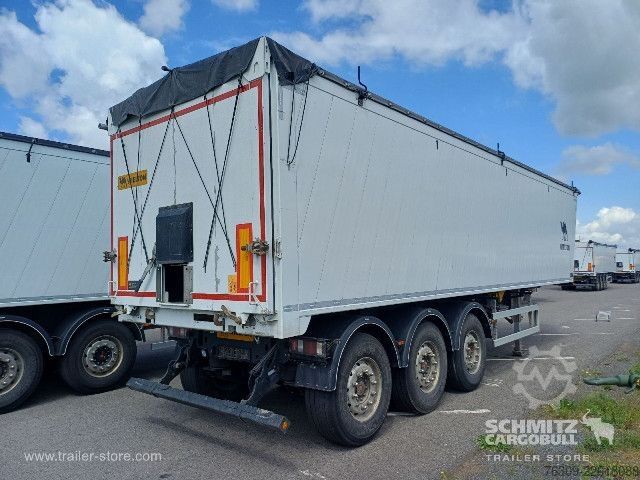 Semi-remorque benne Wielton Kipper Alukastenmulde 51m³