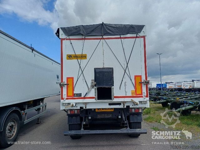 Semi-remorque benne Wielton Kipper Alukastenmulde 51m³