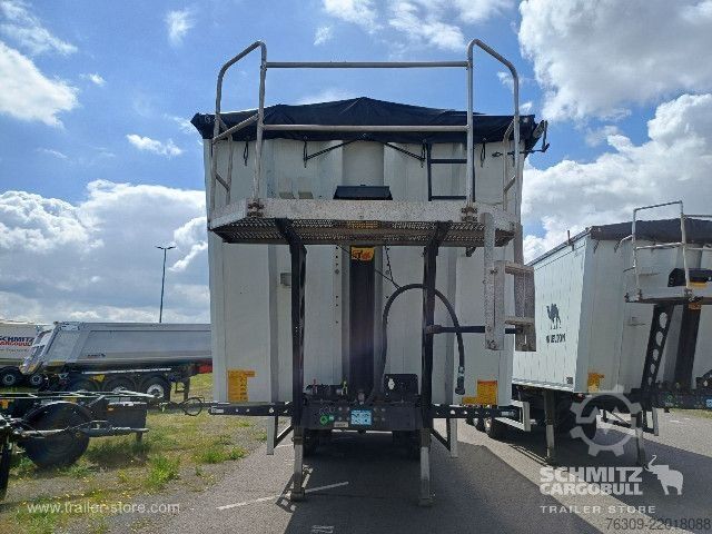 Semi-remorque benne Wielton Kipper Alukastenmulde 51m³