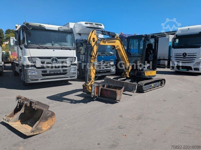 Minikotró YANMAR VIO 38 - 6 / POWERTILT / 3 Löffel / Klima