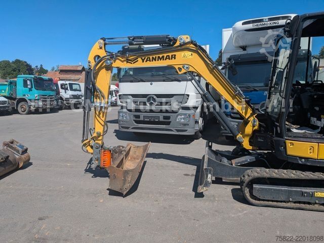 Minikotró YANMAR VIO 38 - 6 / POWERTILT / 3 Löffel / Klima