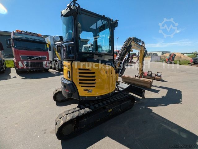 Minikotró YANMAR VIO 38 - 6 / POWERTILT / 3 Löffel / Klima