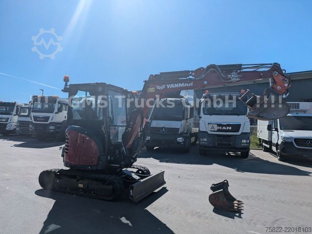 Minikotró YANMAR VIO 33 - 6 / POWERTILT / 3 Löffel / D-Maschine