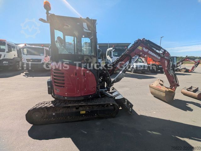 Minikotró YANMAR VIO 33 - 6 / POWERTILT / 3 Löffel / D-Maschine