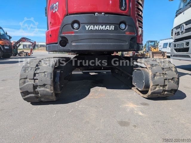 Minikotró YANMAR VIO 33 - 6 / POWERTILT / 3 Löffel / D-Maschine