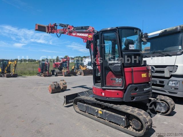Μίνι εκσκαφέας YANMAR VIO 50 - 6B / POWERTILT / 3 Löffel / D-Masch