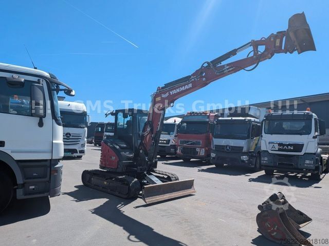 Μίνι εκσκαφέας YANMAR VIO 50 - 6B / POWERTILT / 3 Löffel / D-Masch