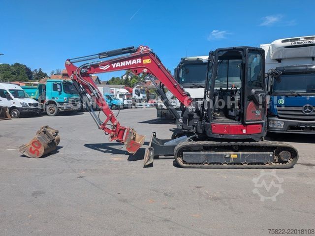 Μίνι εκσκαφέας YANMAR VIO 50 - 6B / POWERTILT / 3 Löffel / D-Masch