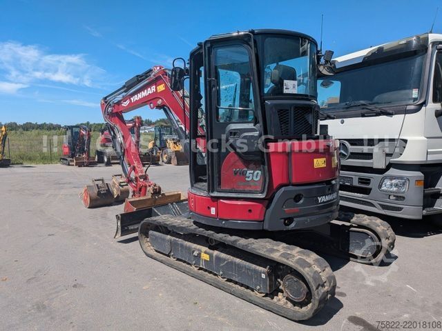 Μίνι εκσκαφέας YANMAR VIO 50 - 6B / POWERTILT / 3 Löffel / D-Masch