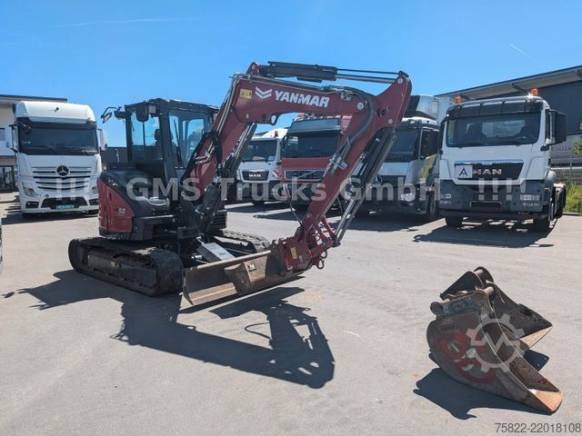 Μίνι εκσκαφέας YANMAR VIO 50 - 6B / POWERTILT / 3 Löffel / D-Masch