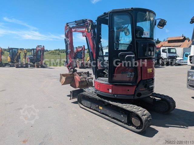 Minikotró YANMAR VIO 33 - 6 / Lehnhoff MS03 / 3 Löffel / D-Masch