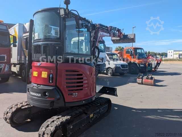 Minikotró YANMAR VIO 33 - 6 / POWERTILT / 3 Löffel / D-Maschine