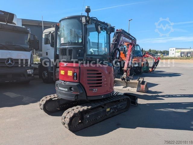 Minikotró YANMAR VIO 33 - 6 / POWERTILT / 3 Löffel / D-Maschine