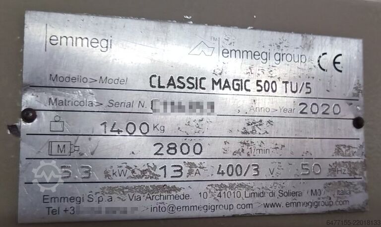 Máquina para la fabricación de ventanas Emmegi Classic Magic