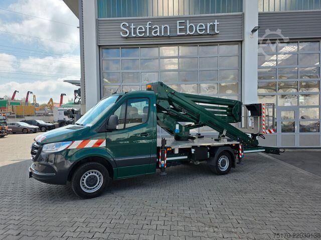 Teherautóra szerelt munkaállvány Mercedes-Benz Sprinter 314 Hubsteiger