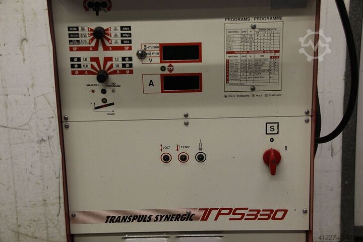 Gasskyddad bågsvets 330 A puls Fronius TransPuls Synergic 330
