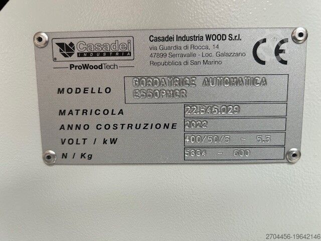 Kantfineermachine Casadei KAM 550 PRO