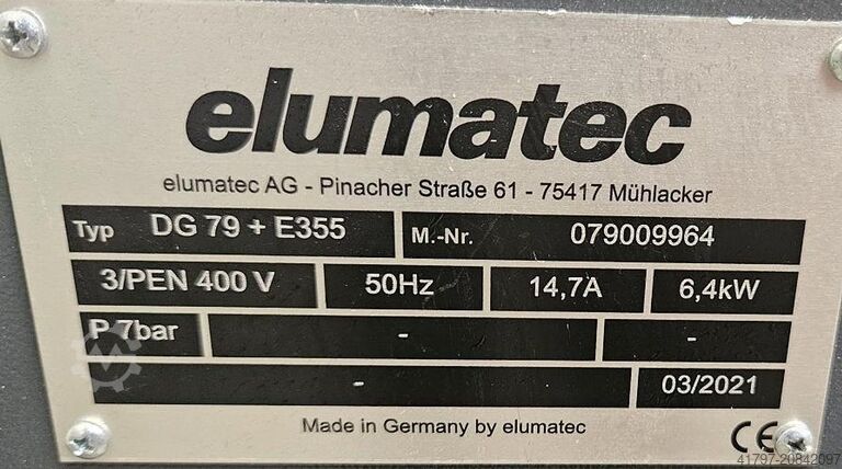 2021 Elumatec DG 79 Elumatec DG 79