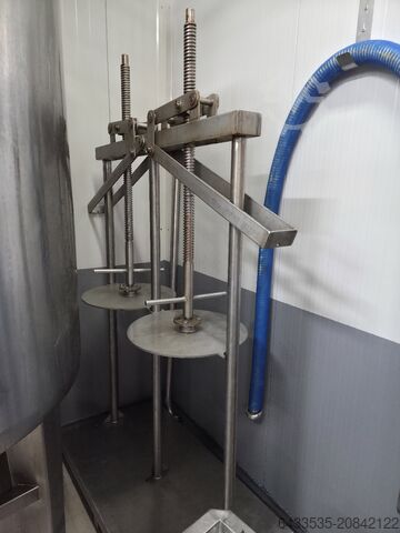 Industrial stainless steel cheese press for dairy industry  
