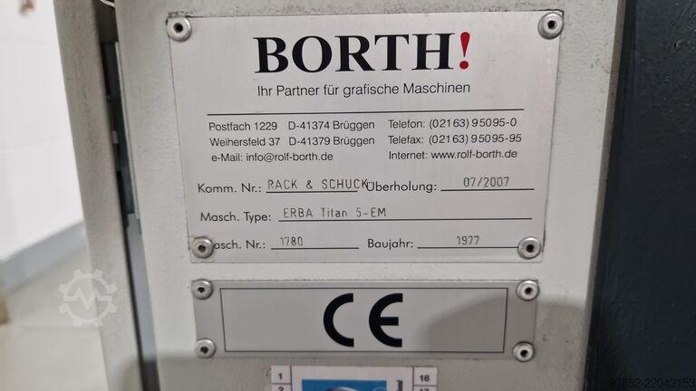 Stanzpresse (Stanzmaschine) Erba Titan