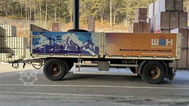 Remorcă deschisă OBERMAIER OD2-L180L Baustoff Pritsche Bj 2008