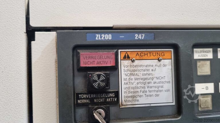 Centrum tokarsko-frezarskie CNC Mori Seiki ZL 200 SMC
