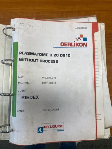 Plasma snijmachine AIR Liquide Plasmatome 20B