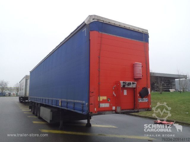 Brandalı açık yarı römork Schmitz Cargobull Semitrailer Curtainsider Standard