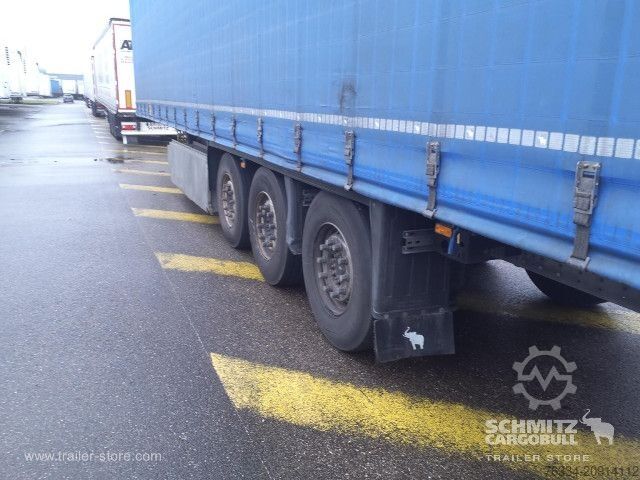 Brandalı açık yarı römork Schmitz Cargobull Semitrailer Curtainsider Standard